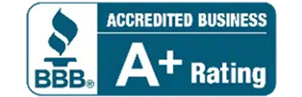 BBB A+ Accredited Business Rating badge