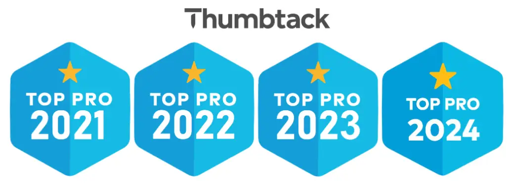 Thumbtack Top Pro badges 2021-2024